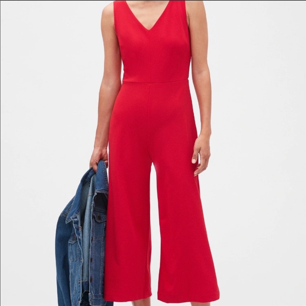 Red banana republic jumpsuit
